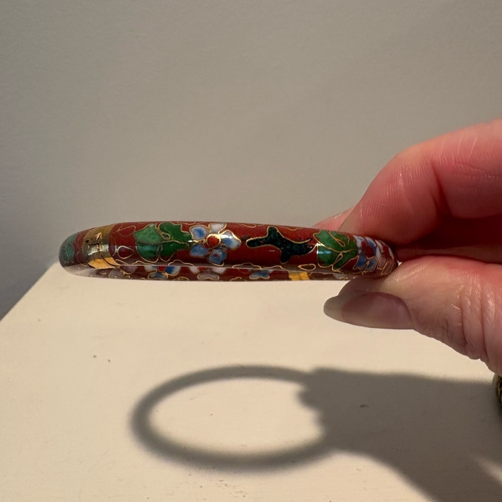 vintage Cloisonné Bangle bracelet